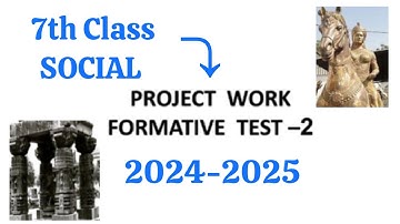 7th 💯SOCIAL FA-2 PROJECT WORK 2024-2025 | 7th 💯Social FA-2 Project 2025 | 🗞️SOCIAL PROJECT📜 #7thfa2