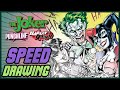 JOKER, HARLEY, PUNCHLINE TIME LAPSE | SPEED DRAWING!!!