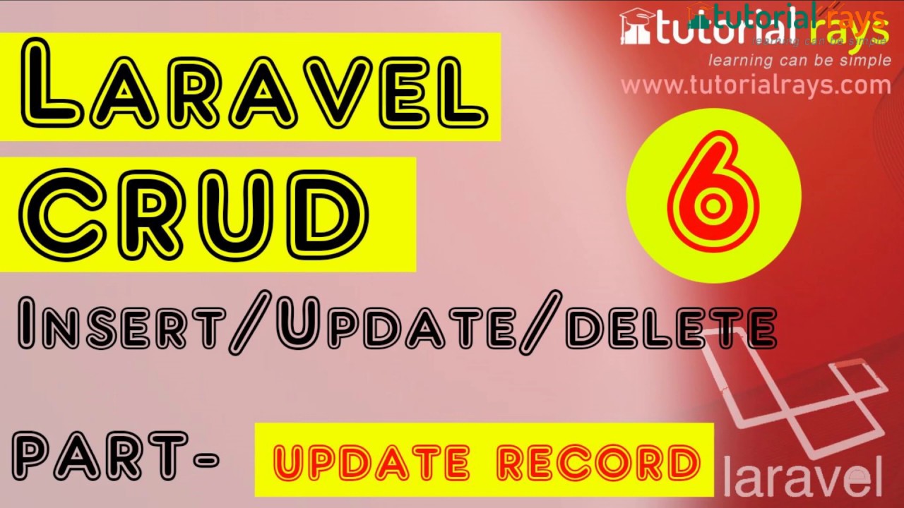 6 Laravel CRUD update data - YouTube