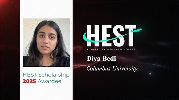 Diya - Testimonial | Winner - Higher Education Scholarship Test (HEST) 2025