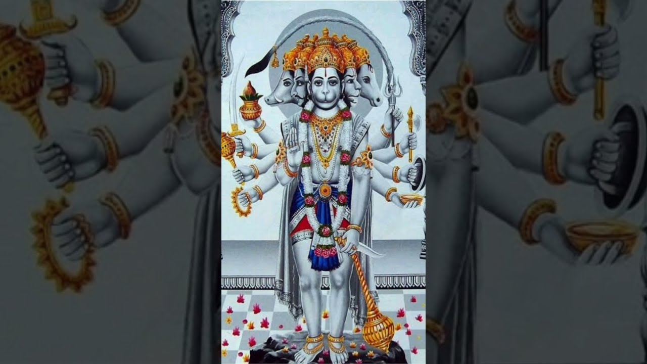 Shree Hanuman Chalisa 🌺🌷🙏🙏 #shortsfeed #hanumanchalisa #hanumanji #viralvideo #bhakti #bhaktisong