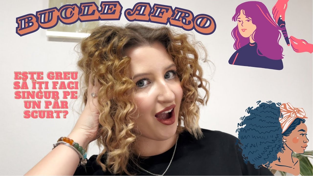 BUCLE AFRO Ondulator BaByliss C449E | Cum arata pe par scurt?