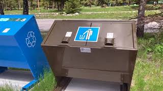 Bear Proof garbage bins - Banff National Park