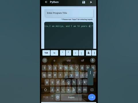 Python program for check your age and name #coding #ethicalhacking # ...