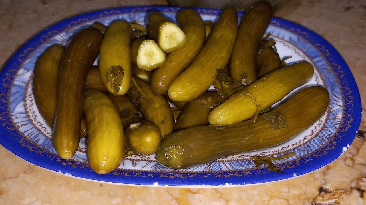 لو مابتعمليش المخلل الخيار كدا يبقى فيتك كتيييير بمكون واحد بس هيخليه مقرمش لاخر واحدة