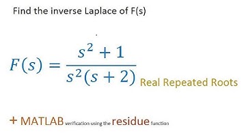 Inverse Laplace Example- Real Repeated Roots