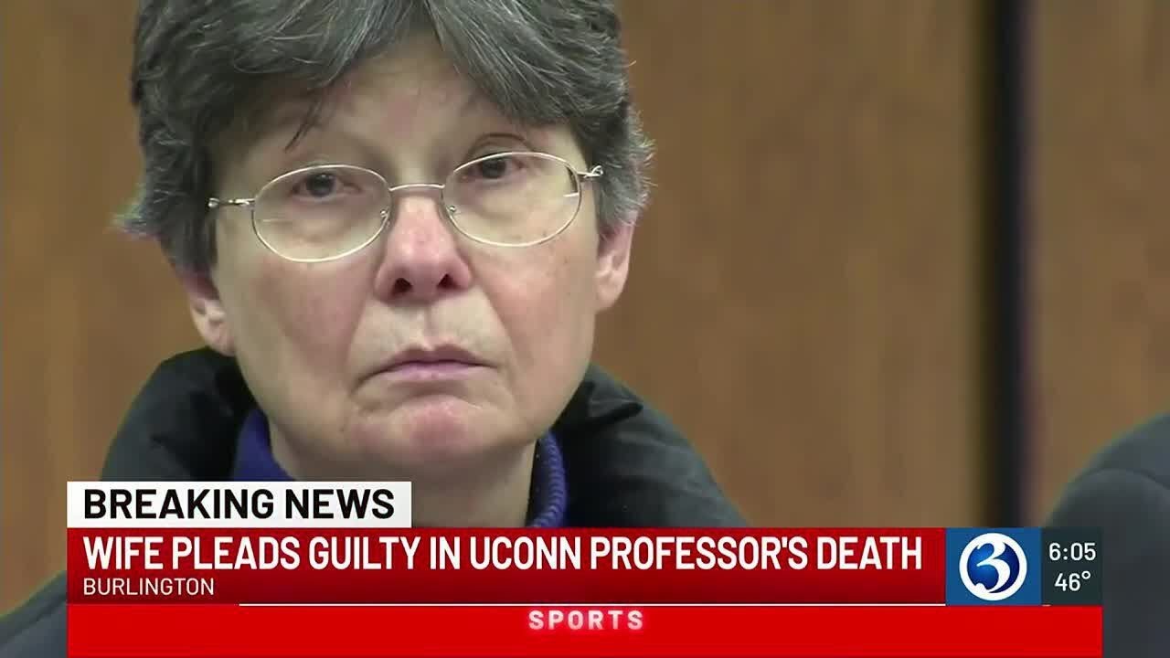 Woman pleads guilty in UConn professor's death - YouTube