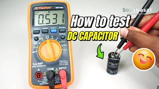 How to TEST DC CAPACITOR with multimeter