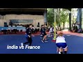 India vs france in cestoball world cup 2023 in bengaluru cestoball omgbihari