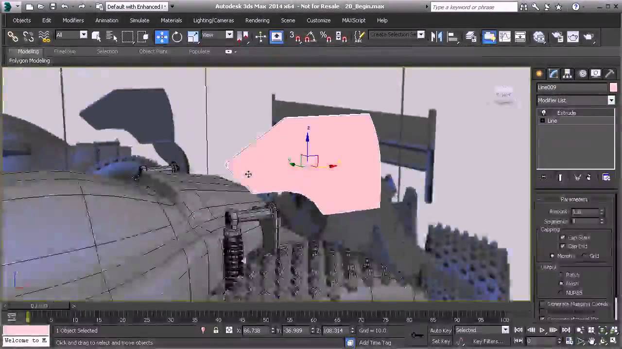 AutoDesk 3ds Tutorial 20- Modeling the Spoiler - YouTube