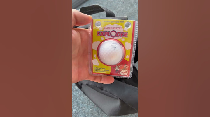 Exploding Golf Ball Prank got me kicked out #shorts
