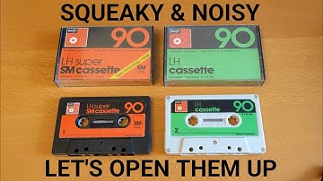 Inside BASF LH & LH Super SM Cassettes