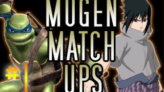 Mugen Match Ups | Leonardo vs Sasuke | NETMugen TE Revival @TheFclass97