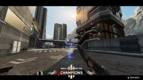 Throwing knife trickshot for the win-Apex legends