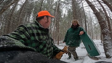 Epic Marten & Fisher Trapping Adventure Part 2  with @JoeHollandFishing in The North Maine Woods!