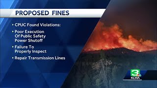 California regulators propose $155M fine for PG&E for 2020's Zogg Fire