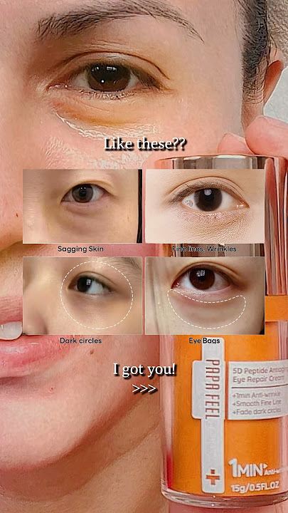 Experience the difference in your skin with ✨PAPA FEEL5D Peptide Eye Cream 15g✨#papafeel #eyecream
