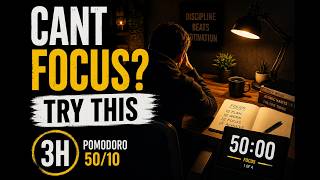 If You Cant Focus, Try This (3 Hour Deep Focus Session)