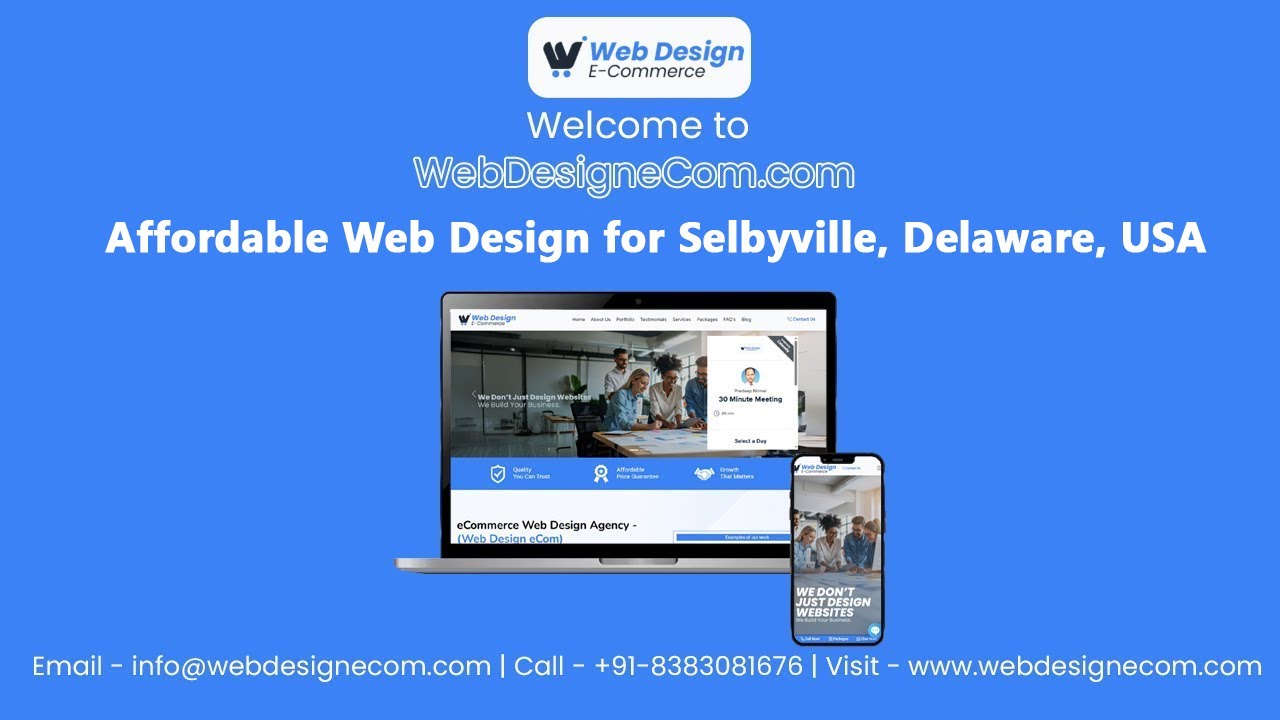Affordable Web Design for Selbyville, Delaware, USA | Remote Indian Web Designers & Developers