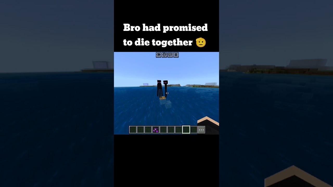 Bro had promised to die together #minecraft #trending #shorts #ytshorts #like #subscribe