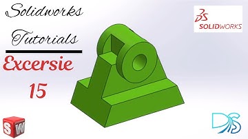 SolidWorks Exercises Tutorial for Beginners #15 | SolidWorks Tutorials 2024 | Digitize art studio