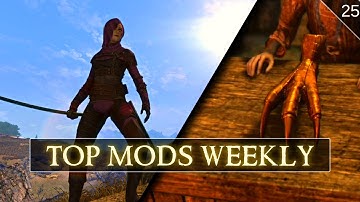 Top Mods Weekly: NEW Lore Friendly Weapons, Enemy Spawns and MORE!!! (Skyrim XBOX Mods)