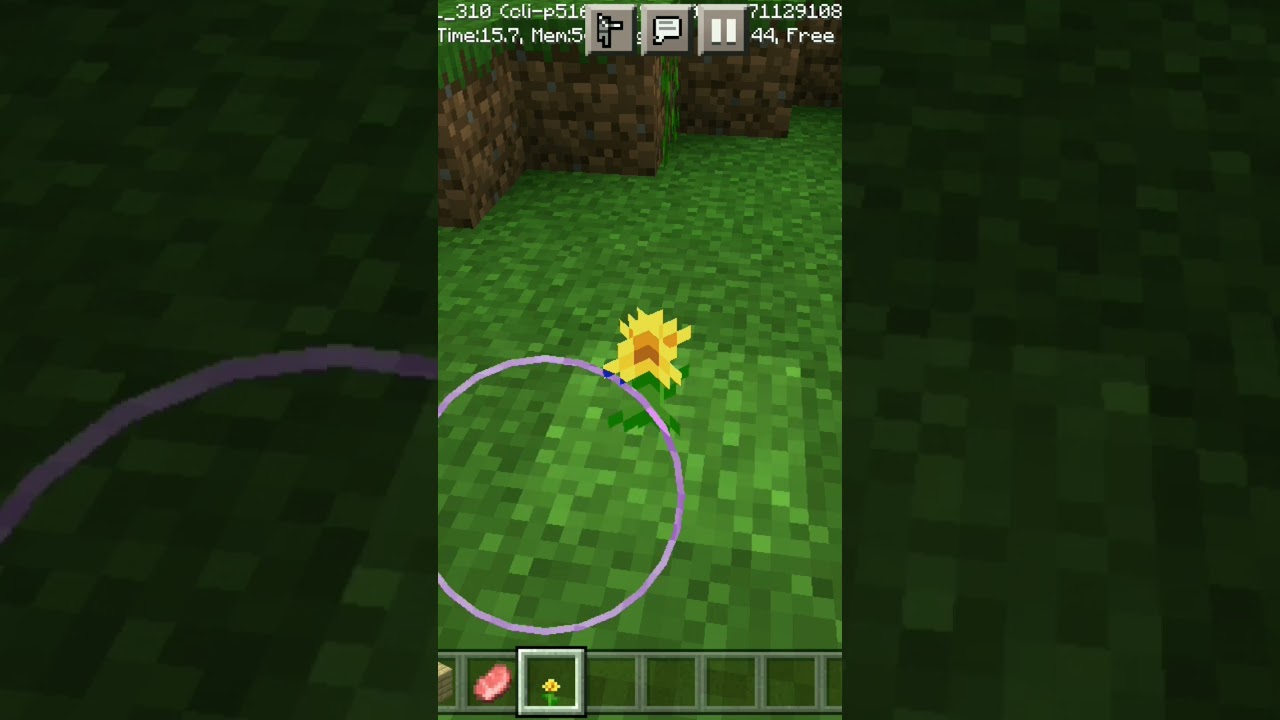 planting flowers in minecraft YouTube