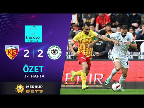 Merkur-Sports | Kayserispor (2-2) Konyaspor - Highlights/Özet | Trendyol Süper Lig - 2023/24