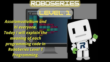 INTRO TO ROBOROBO PROGRAMMING LEVEL 1