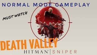 DEATH VALLEY (ZOMBIE MODE) IN HITMAN SNIPER || NORMAL MODE GAMEPLAY screenshot 1