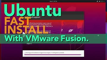 Ubuntu Fast Install on VMware Fusion #vmware #ubuntu #installation