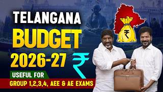 Telangana Budget 2026-27 Analysis | Exam Point of View ACE Online & ACE Engineering Academy