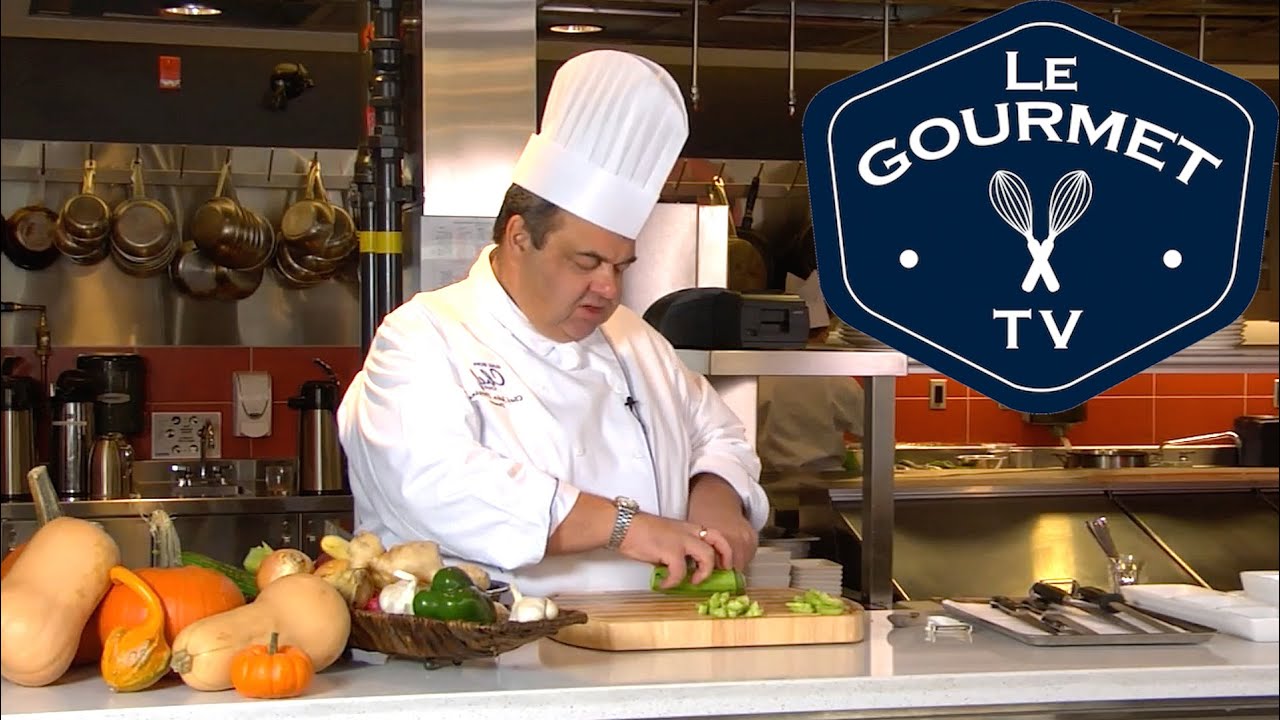 Chef Tips -How to cut equal sizes for cooking. - LeGourmetTV | George Brown Chef School | Glen And Friends Cooking