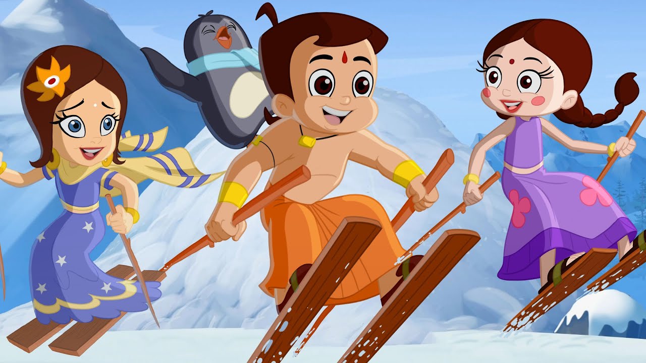 Chhota Bheem - Skiing in Barfilapur | Cartoons for Kids in Hindi | Fun Kids Videos
