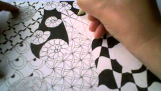 Zentangle Pattern Samplers 2 | For Beginners - Part 2