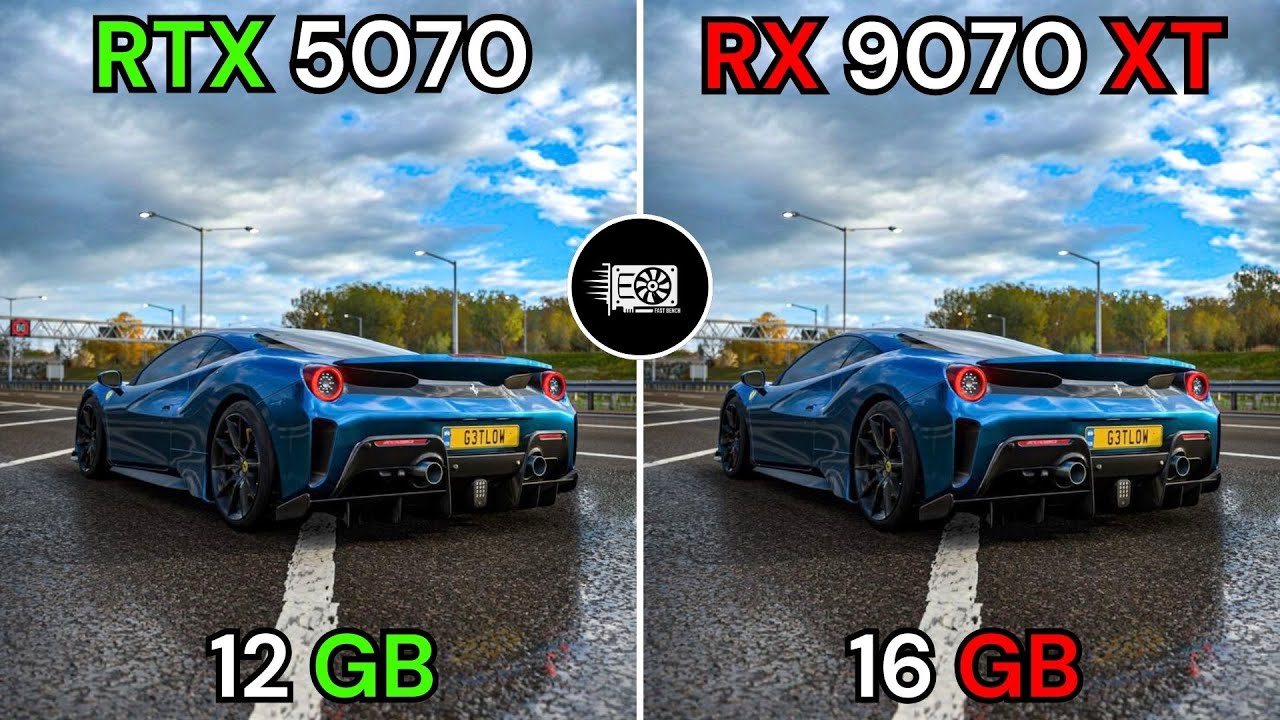 RX 9070 XT VS RTX 5070+ Ryzen 7 7800X3D | 20 Games Tested in 1080P, 1440P & 4K!