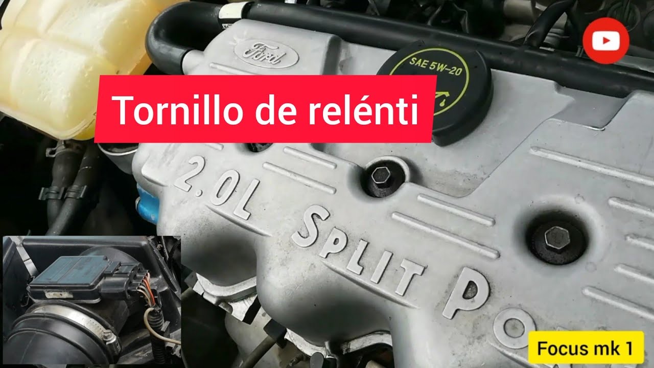 Falla por tornillo de relénti o rpm - YouTube