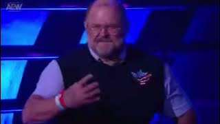 The Four Horsemen debuts in AEW with The Four Horsemen theme song.