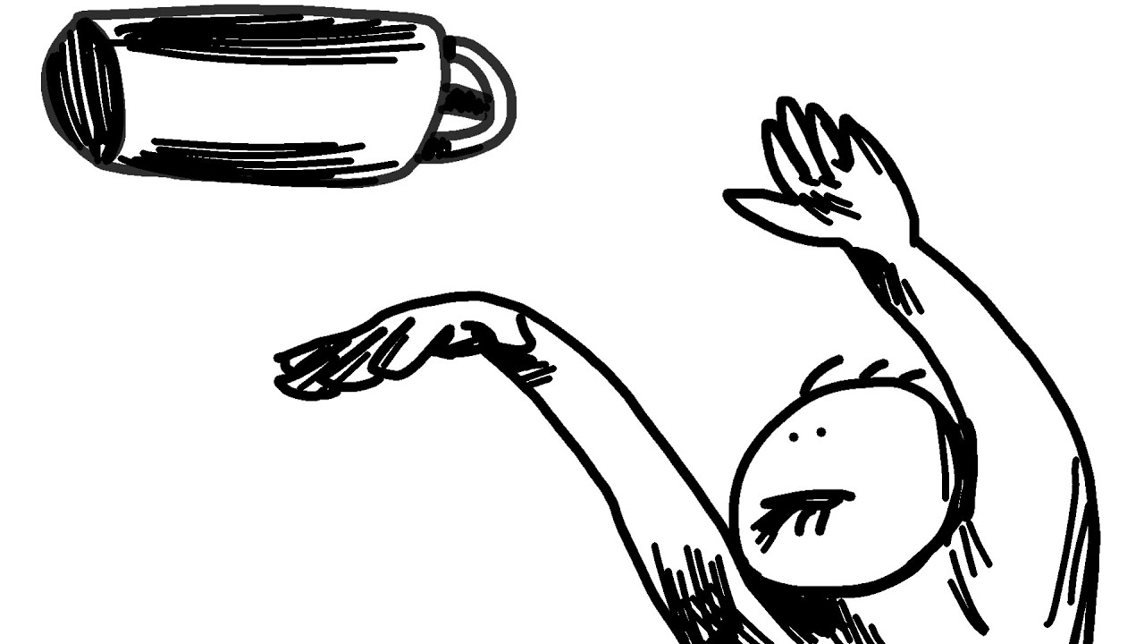 people with metal water bottles during a test