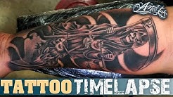 Santa Muerte | Tattoo TimeLapse | Xtasys