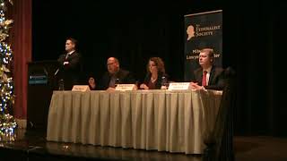 Tim Burns blasts Federalist Society at forum