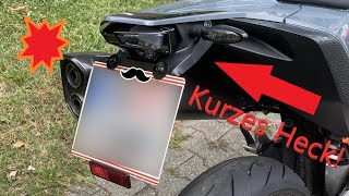 Kurzen Kennzeichenhalter bei der KTM SMCR 690 selber machen! | Tutorial