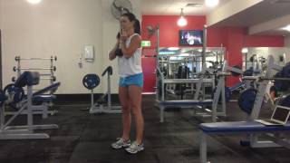 Dumbbell Goblet Squats