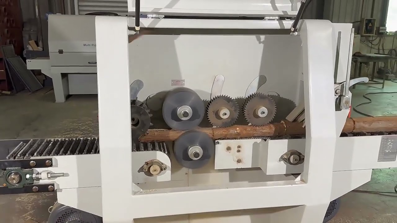 Shengong Round Log Smaller Saw Machine Multi Blade Rip Saw Wood Cutting MJY142-20