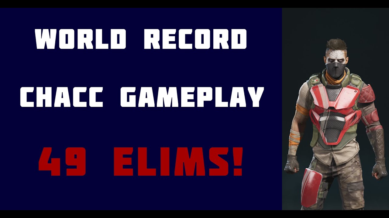 *WORLD RECORD!!* Chacc Gameplay Rogue Company 49 Eliminations!