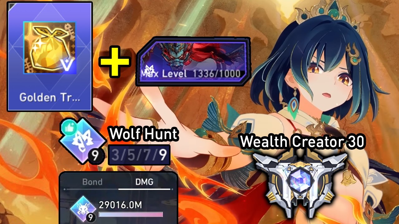 The Golden Trash Bag And The Wolf. Max Level Hoolay With 9 Wolf Hunt Bond | Currency Wars