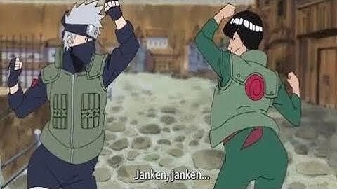 Guy Challenge Kakashi,the Eternal Rival Race