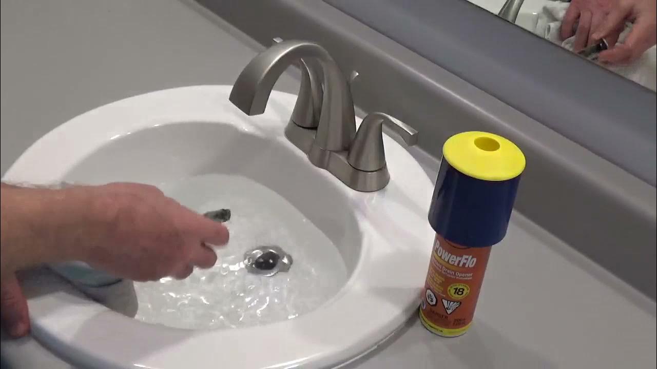 Unclog a Bathroom Sink - Safe Drain Cleaner 