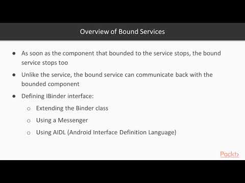 Hands-On Android Application Components: Services and Fragments:  Bound Services | packtpub.com