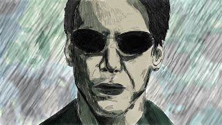 Neo the Matrix 1 min Time-lapse Digital Art #shorts
